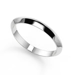 Load image into Gallery viewer, Abby Knife Edge 4 Prong Solitaire Princess Cut Diamond Engagement Ring - Nivetta
