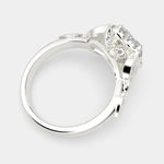 Load image into Gallery viewer, Ada Heart Cut Halo Pave Engagement Ring Setting - Nivetta