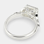 Load image into Gallery viewer, Ada Princess Cut Halo Pave Engagement Ring Setting - Nivetta
