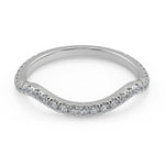 Load image into Gallery viewer, Adriana Micro Pave Halo Infinity Round Cut Engagement Ring - Nivetta