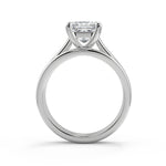 Load image into Gallery viewer, Aliana 4 Prong Claw Solitaire Princess Cut Diamond Engagement Ring - Nivetta