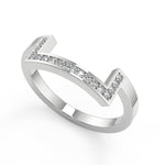 Load image into Gallery viewer, Allie Halo Baguette Accents Princess Cut Diamond Engagement Ring - Nivetta