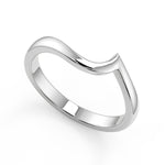 Load image into Gallery viewer, Alma Bezel Set Twist Solitaire Round Cut Diamond Engagement Ring - Nivetta