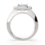 Load image into Gallery viewer, Amalia Oval Cut Halo Pave Engagement Ring Setting - Nivetta