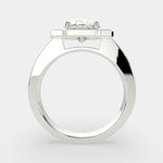 Load image into Gallery viewer, Amalia Oval Cut Halo Pave Engagement Ring Setting - Nivetta