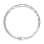 Load image into Gallery viewer, Amaryllis Round Cut Diamond Tennis Bracelet Buckle Clasp (2 ctw) - Nivetta