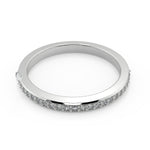 Load image into Gallery viewer, Angela Halo Pave Set Princess Cut Diamond Engagement Ring - Nivetta
