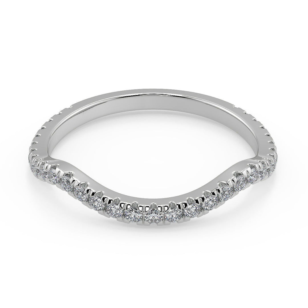 Angelique Micro Pave Halo Infinity Cushion Cut Engagement Ring - Nivetta