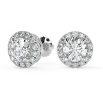 Load image into Gallery viewer, Annabelle Round Cut Stud Earrings - Nivetta