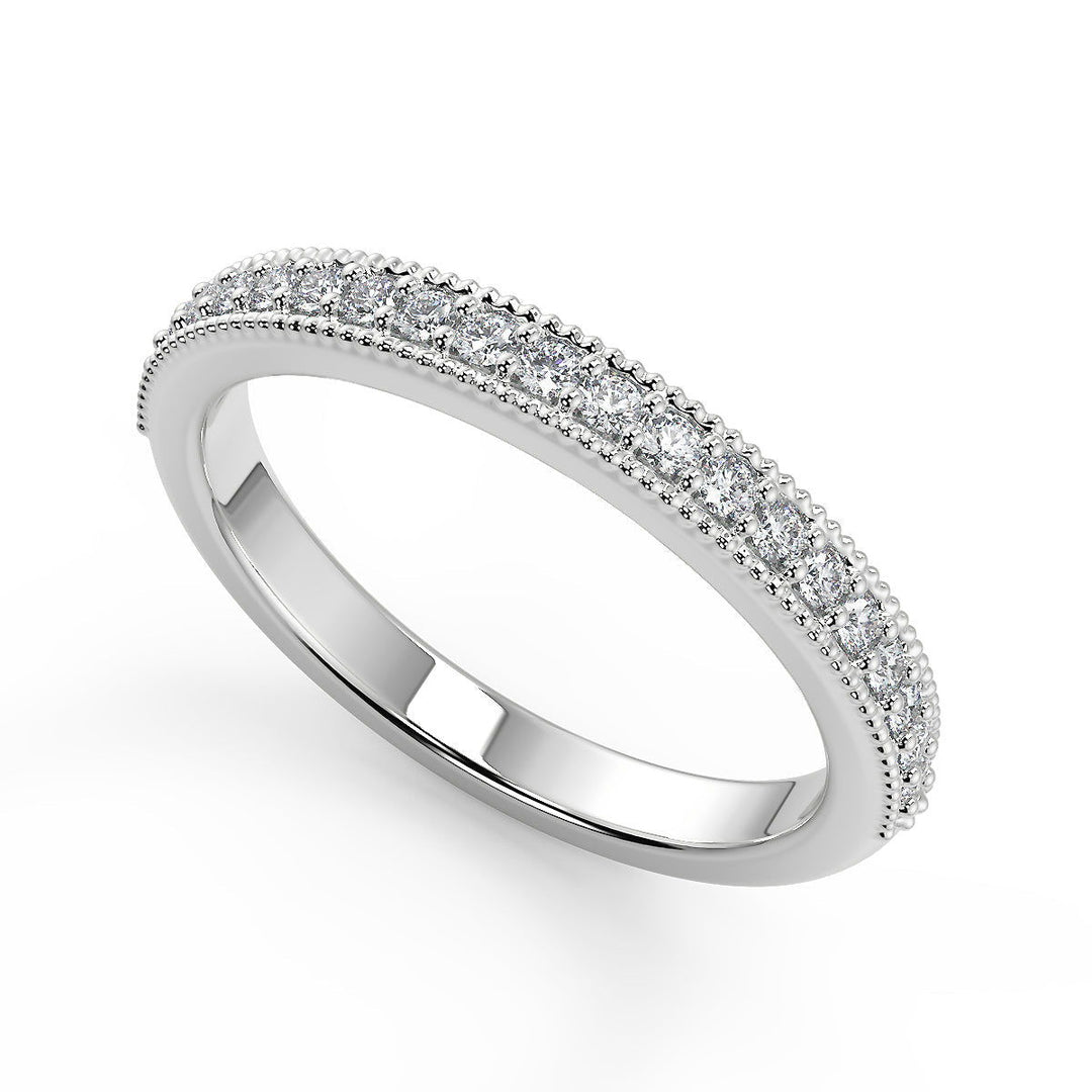 Annie Halo Bezel Set Solitaire Round Cut Diamond Engagement Ring - Nivetta