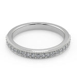 Load image into Gallery viewer, Annie Halo Bezel Set Solitaire Round Cut Diamond Engagement Ring - Nivetta