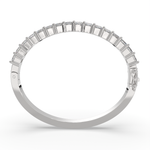 Load image into Gallery viewer, Apollonia Princess Cut Diamond Bangle Bracelet Shared Prong Hinged (8 ctw) - Nivetta