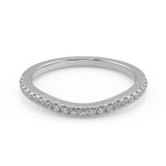 Load image into Gallery viewer, Ashlynn 4 Prong Cathedral Pave Princess Cut Diamond Engagement Ring - Nivetta