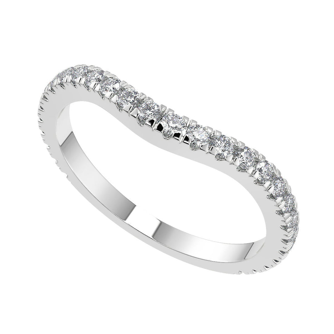 Aspen Micro French Pave Classic Cushion Cut Diamond Engagement Ring - Nivetta