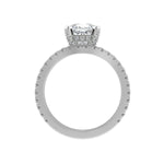 Load image into Gallery viewer, Aspen Micro French Pave Classic Cushion Cut Diamond Engagement Ring - Nivetta