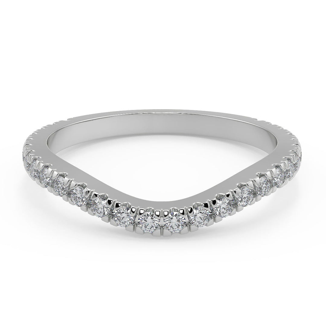 Aspen Micro French Pave Classic Cushion Cut Diamond Engagement Ring - Nivetta