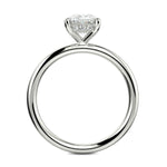 Load image into Gallery viewer, Ava Cushion Cut Pave Hidden Halo 4 Prong Engagement Ring Setting - Nivetta