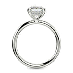 Load image into Gallery viewer, Ava Emerald Cut Pave Hidden Halo 4 Prong Engagement Ring Setting - Nivetta