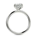 Load image into Gallery viewer, Ava Oval Cut Pave Hidden Halo 4 Prong Engagement Ring Setting - Nivetta