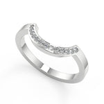 Load image into Gallery viewer, Bella Halo Baguette Accents Round Cut Diamond Engagement Ring - Nivetta