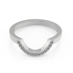 Load image into Gallery viewer, Bella Halo Baguette Accents Round Cut Diamond Engagement Ring - Nivetta