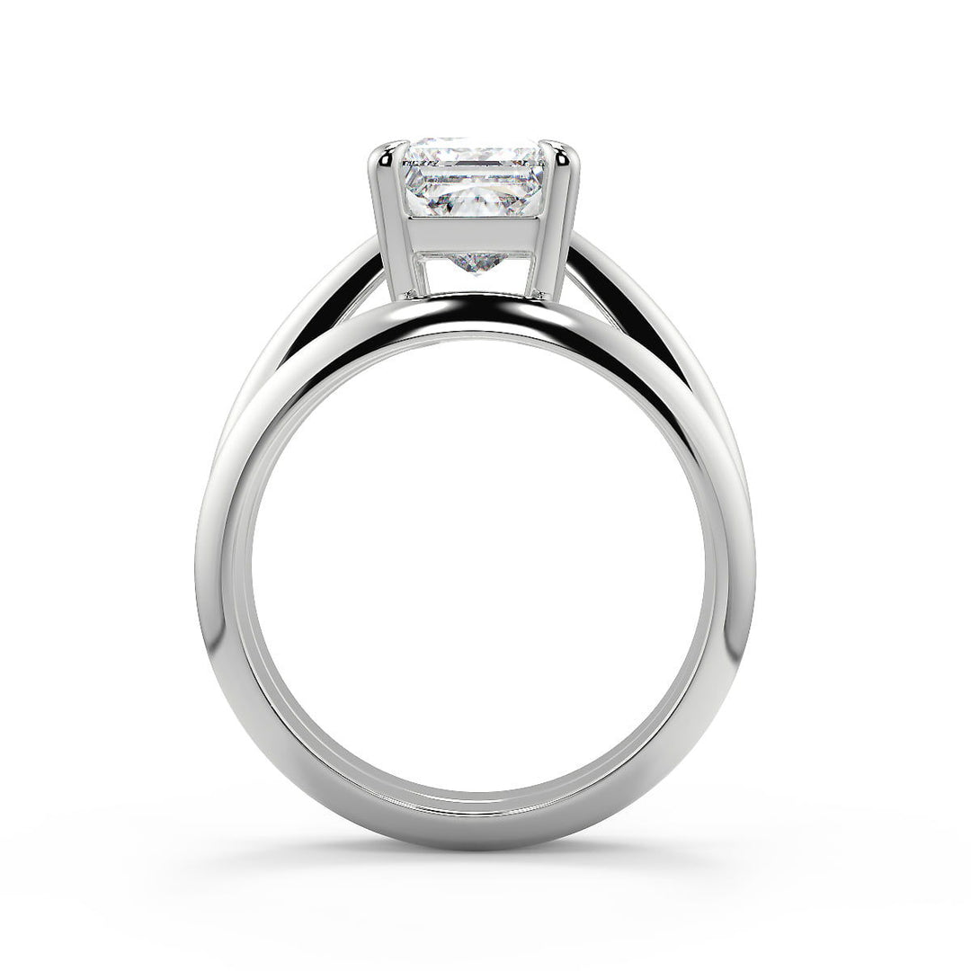 Bethany 4 Prong Solitaire Princess Cut Diamond Engagement Ring - Nivetta