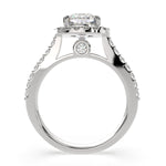 Load image into Gallery viewer, Bianca Cushion Cut Halo Pave Engagement Ring Setting - Nivetta