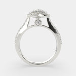 Load image into Gallery viewer, Bianca Heart Cut Halo Pave Engagement Ring Setting - Nivetta
