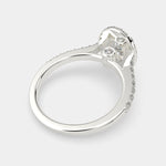 Load image into Gallery viewer, Bianca Oval Cut Halo Pave Engagement Ring Setting - Nivetta