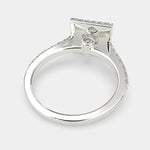 Load image into Gallery viewer, Bianca Princess Cut Halo Pave Engagement Ring Setting - Nivetta