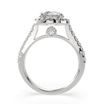 Load image into Gallery viewer, Bianca Round Cut Halo Pave Engagement Ring Setting - Nivetta