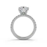 Load image into Gallery viewer, Brianna 6 Prong Solitaire Princess Cut Diamond Engagement Ring - Nivetta