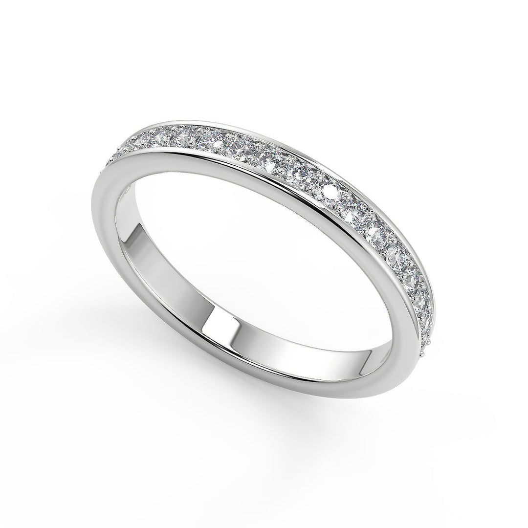 Cameron 4 Prong Pave Cushion Cut Diamond Engagement Ring - Nivetta