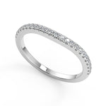 Load image into Gallery viewer, Camilla 4 Prong Cathedral Pave Cushion Cut Diamond Engagement Ring - Nivetta