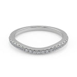 Load image into Gallery viewer, Camilla 4 Prong Cathedral Pave Cushion Cut Diamond Engagement Ring - Nivetta