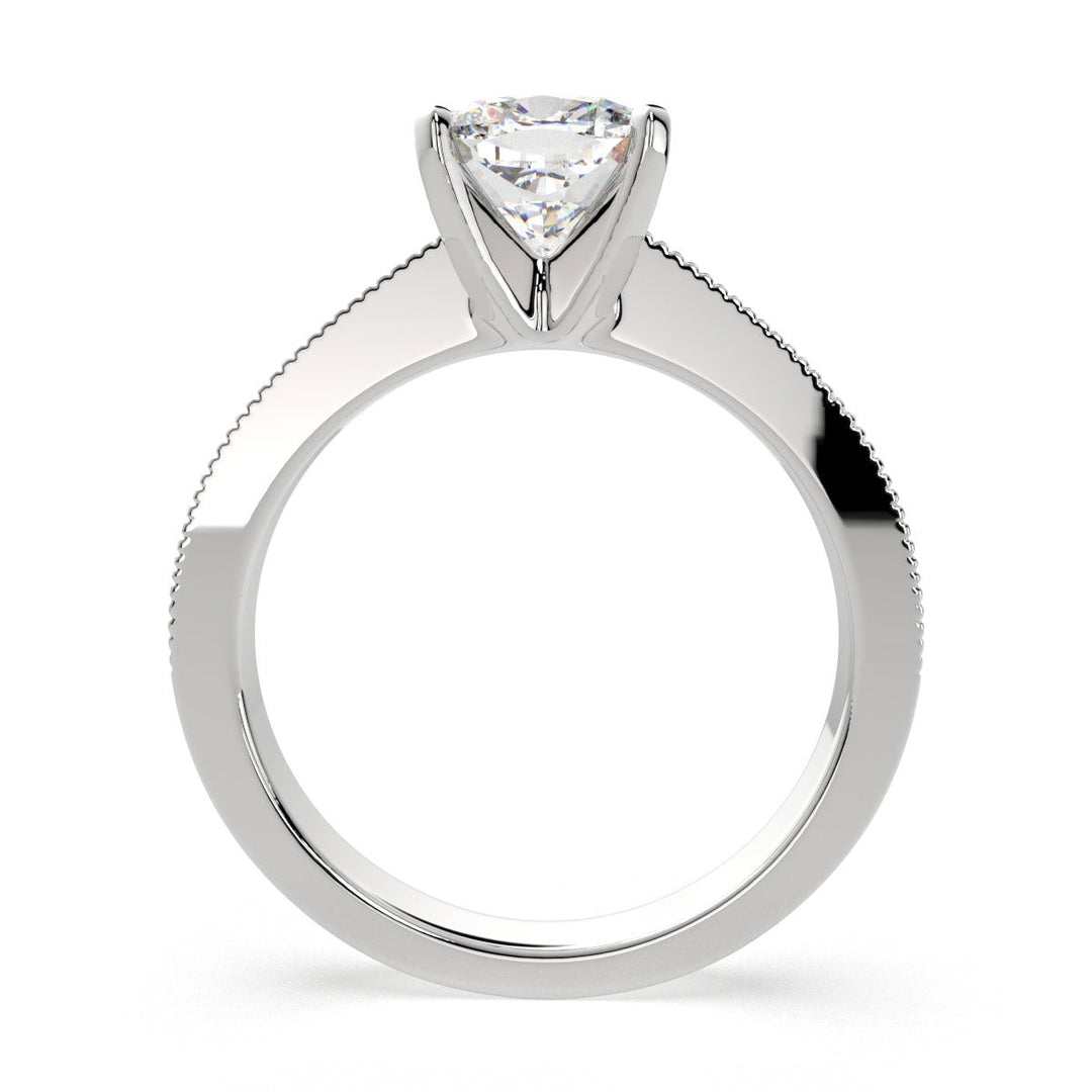 Camilla Cushion Cut Solitaire Engagement Ring Setting - Nivetta