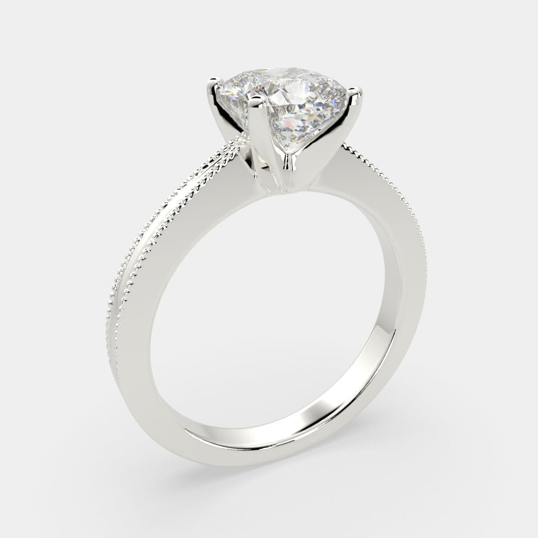 Camilla Cushion Cut Solitaire Engagement Ring Setting - Nivetta