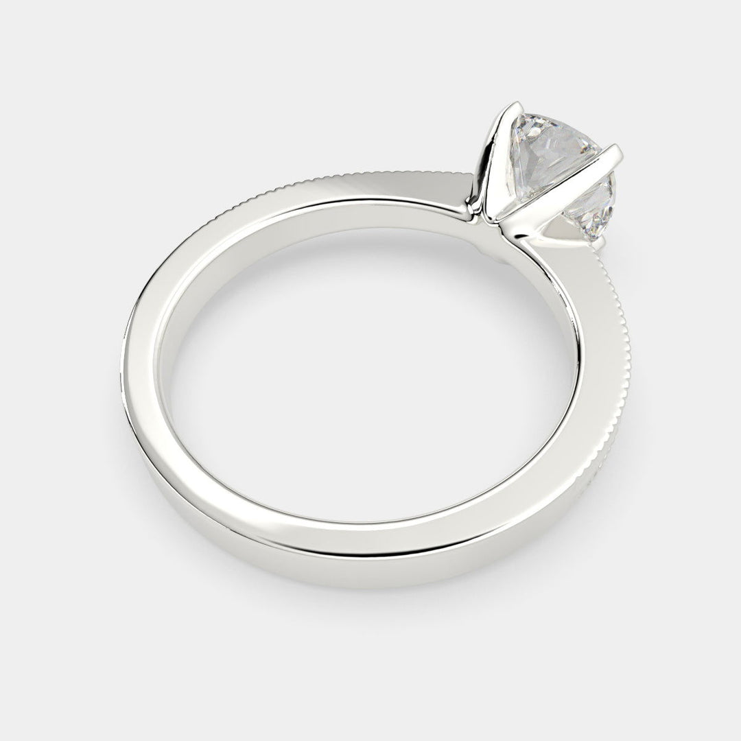 Camilla Cushion Cut Solitaire Engagement Ring Setting - Nivetta