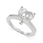 Load image into Gallery viewer, Camilla Heart Cut Solitaire Engagement Ring Setting - Nivetta