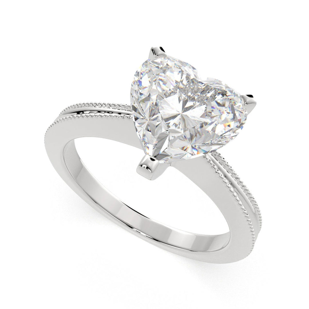 Camilla Heart Cut Solitaire Engagement Ring Setting - Nivetta