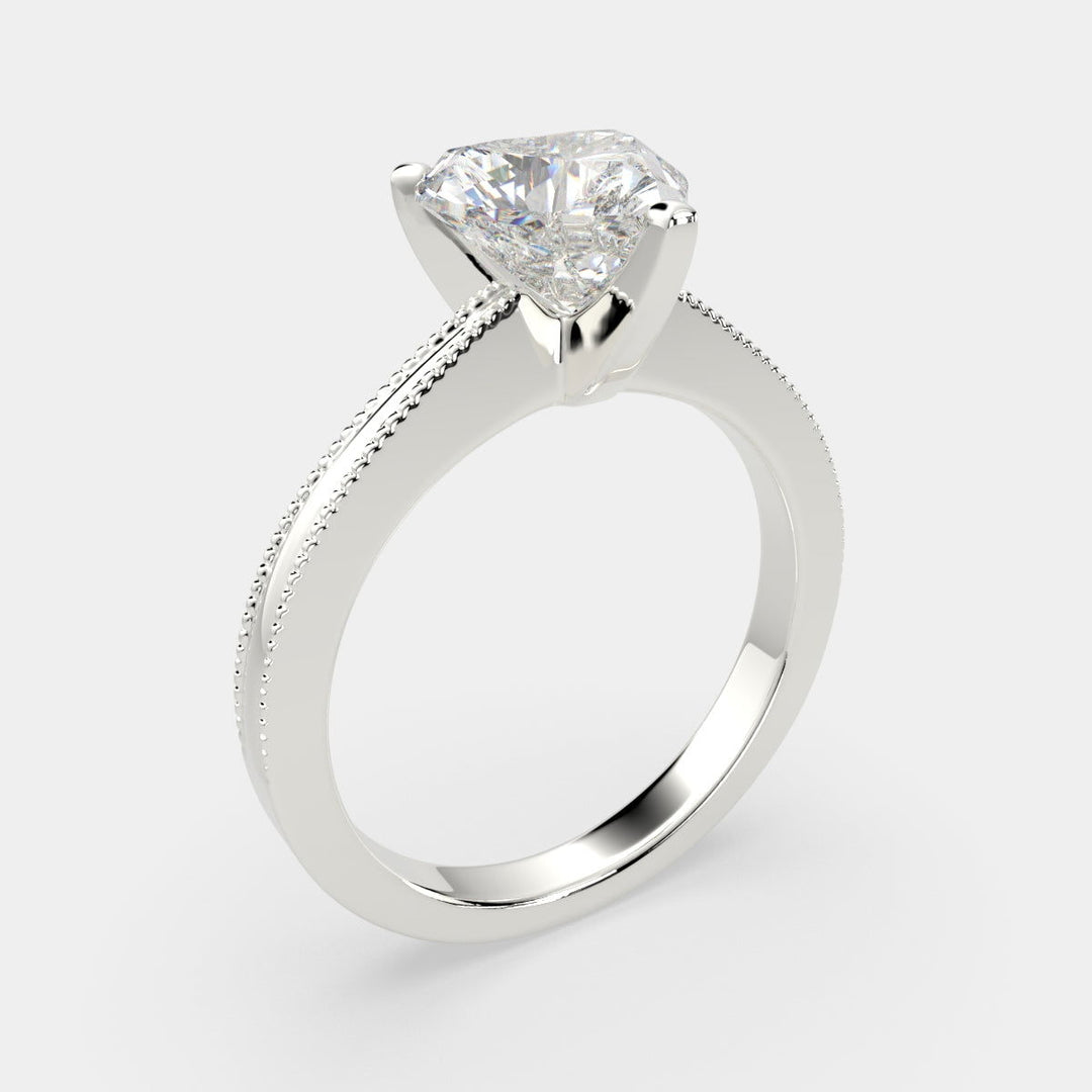 Camilla Heart Cut Solitaire Engagement Ring Setting - Nivetta