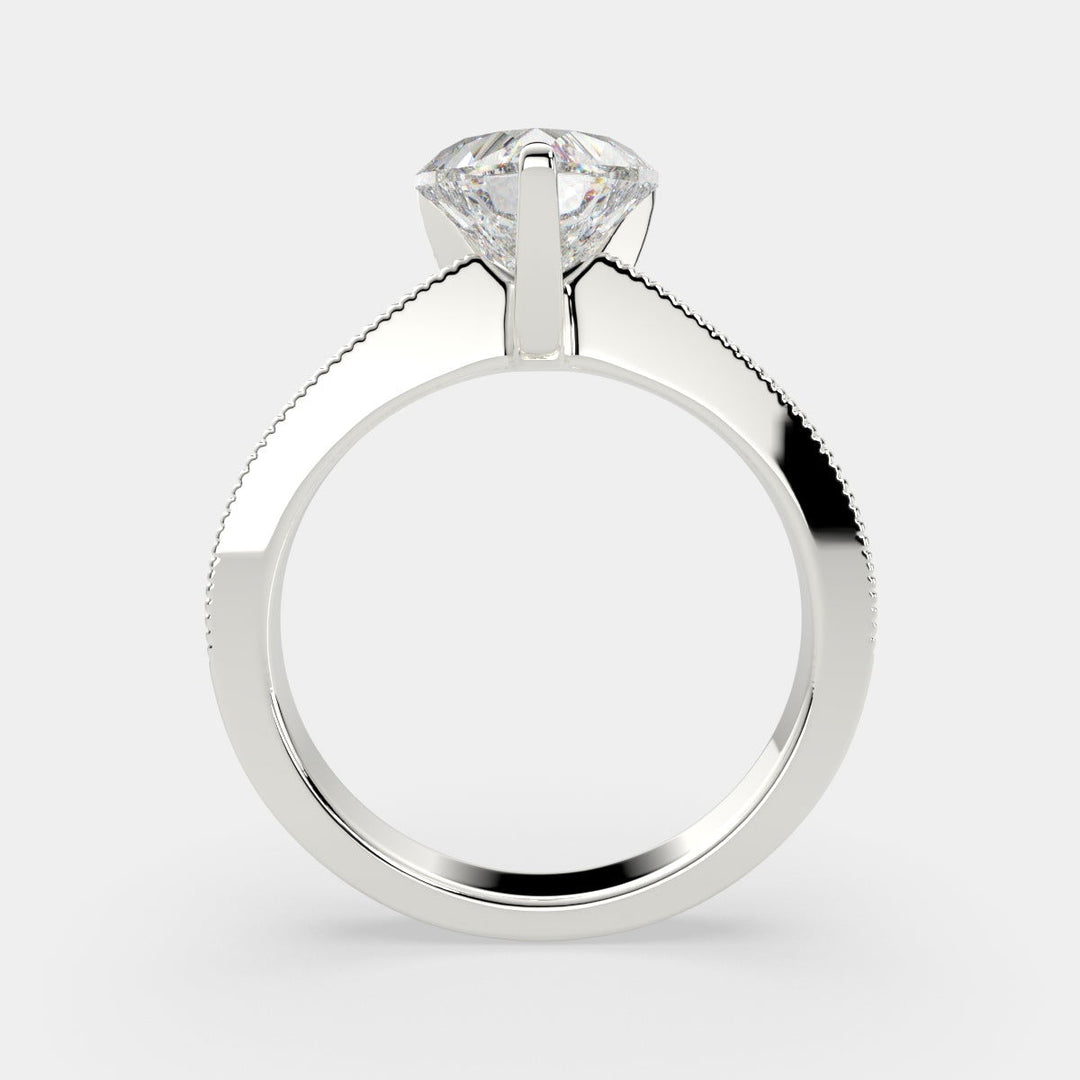 Camilla Heart Cut Solitaire Engagement Ring Setting - Nivetta