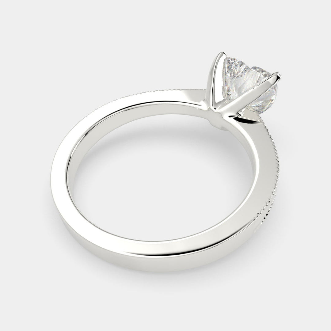 Camilla Heart Cut Solitaire Engagement Ring Setting - Nivetta