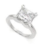 Load image into Gallery viewer, Camilla Princess Cut Solitaire Engagement Ring Setting - Nivetta