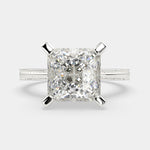 Load image into Gallery viewer, Camilla Princess Cut Solitaire Engagement Ring Setting - Nivetta