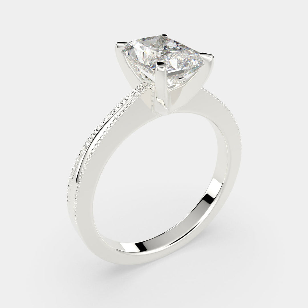 Camilla Radiant Cut Solitaire Engagement Ring Setting - Nivetta