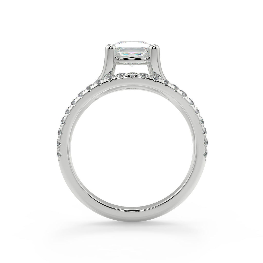 Casey Split Shank Princess Cut Diamond Engagement Ring - Nivetta