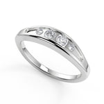 Load image into Gallery viewer, Claire Inset 4 Prong Cushion Cut Diamond Engagement Ring - Nivetta
