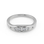 Load image into Gallery viewer, Claire Inset 4 Prong Cushion Cut Diamond Engagement Ring - Nivetta