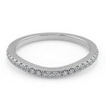 Load image into Gallery viewer, Clare Petite Micro Pave Round Cut Diamond Engagement Ring - Nivetta